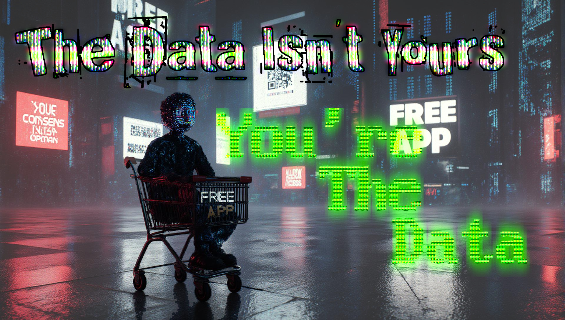 THE DATA ISN’T YOURS. YOU’RE THE DATA.